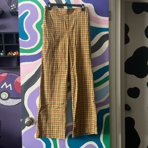 Yellow Plaid Pants